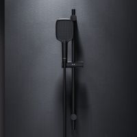 Товар: F018F022 Func душ.комплект: ручн.душ 103x257мм, 3 функции, штанга 700 мм, шланг 1750, черн. - фото 7 F018F022 Func душ.комплект: ручн.душ 103x257мм, 3 функции, штанга 700 мм, шланг 1750, черн. — фото 7, Душевые гарнитуры