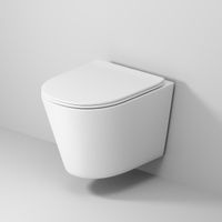 Унитаз подвесной Grossman GR-4477MSQ (485х360х330) безободковый,смыв торнадо,белый матовый с тонкой крышкой,микролифт,1 место — фото 4, Подвесные унитазы