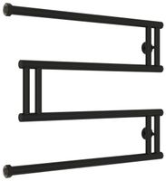 Полотенцесушитель водяной Сунержа High-Tech+ model "M" 500х650 Матовый чёрный арт-31-4050-5065 — фото 4, Водяные полотенцесушители