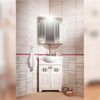 Комплект мебели для ванной Бриклаер КАНТРИ 60K, бежевый — фото 1, Комплекты мебели для ванной