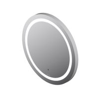 Универсальное зеркало с контурной LED-подсветкой, ИК- сенсором, круглое, 50 см арт-M85AMOX0501WG — фото 6, Зеркала в ванную комнату