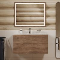 Тумба под раковину Allen Brau Glority 90 дуб антик арт-1.35001.NW — фото 5, Тумбы под раковину