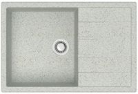 Кухонная мойка AZARIO Vision 750x505x218 искусственный мрамор, цвет Светло серый арт-CS00078341 — фото 3, Кухонные мойки