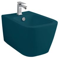 Биде Artceram A16 подвесной с одним отверстием цвет green petrolio арт-ASB001 42 00 — фото 1, Биде подвесные