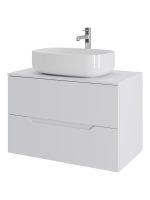 Orange Line Li-80TuwMDF+B07-540W тумба с раковиной подвесная 80 см, белый Li-80TuwMDF+B07-540W — фото 6, Тумбы с раковиной