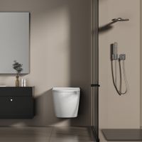 Товар: Унитаз ABBER Bequem AC1126P подвесной белый с импульсным смывом - фото 4 Унитаз ABBER Bequem AC1126P подвесной белый с импульсным смывом — фото 4, Подвесные унитазы