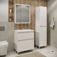 Товар: Тумба напольная "МЕРКАДО-70 см" с 2-я ящ. белая матовая (ум. Classica-70) 107072 - фото 3 Тумба напольная "МЕРКАДО-70 см" с 2-я ящ. белая матовая (ум. Classica-70) 107072 — фото 3, Тумбы под раковину