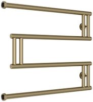 Полотенцесушитель водяной Сунержа High-Tech+ model "M" 500х650 Золотой шёлк арт-32-4050-5065 — фото 4, Водяные полотенцесушители