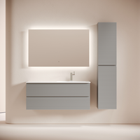 Товар: Тумба подвесная SANCOS Folk правая 1195х445х500, c двумя ящиками оснащенными доводчиками, Ergraut soft, арт. арт-FL120RES - фото 4 Тумба подвесная SANCOS Folk правая 1195х445х500, c двумя ящиками оснащенными доводчиками, Ergraut soft, арт. арт-FL120RES — фото 4, Тумбы под раковину