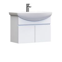 Тумба под раковину VIGO Wing 70 подвесная белый (tp.WIN.BAL.70.2D белый) — фото 1, Тумбы под раковину