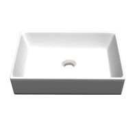 Раковина Scarabeo TEOREMA 2.0 накладная без перелива без отверстий цвет белый арт-5101 — фото 1, Раковины накладные