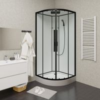 Ограждение VIVA90B N душевое Ceruttispa без поддона (90x90x195) — фото 302, Прямоугольные душевые уголки