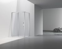 Душевой уголок Slim 8mm , 1200*900, хром, стекло прозрачное арт-VSR-4SLP9012CL — фото 1, Прямоугольные душевые уголки