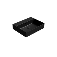 раковина подвесная/встраиваемая KUBE X 60x47 черный матовый арт-9431126 — фото 2, Раковины подвесные