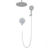 Встраиваемая душевая система TEORA, Хром глянец TE-500-C-C4 — фото 1, Встраиваемые душевые комплекты