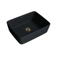 Раковина Grossman GR-3016BM (480х370х130) черная матовая,1 место — фото 1, Раковины