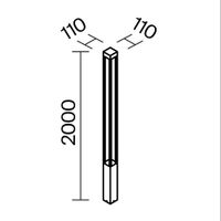 Садово-парковый светильник Outdoor O424FL-L25GF — фото 9, Уличное освещение