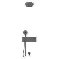 Душевой комплект VSFW-432TI1GM встраиваемый, вороненая сталь — фото 2, Встраиваемые душевые комплекты