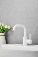 Смеситель для раковины BELZ , белый арт-B10810-8 — фото 2, Смесители для раковины