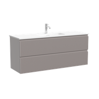 Тумба подвесная SANCOS Snob R 1195х390х500, c двумя ящиками оснащенными доводчиками, Doha Soft, арт. арт-SNR120/39SM — фото 5, Тумбы под раковину