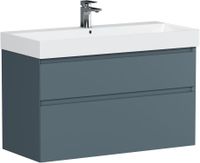 Тумба под раковину Allen Brau Infinity 100 1.210027.BGM синий матовый — фото 1, Тумбы под раковину