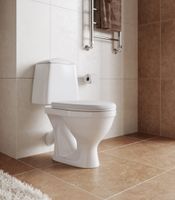 Унитаз-компакт "Соната" (комфорт) косой выпуск, с 2-режимной кнопочной арматурой и сиденьем SC 1P2062S0000BF — фото 6, Напольные унитазы