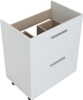 Товар: Тумба с раковиной Aquanet Ирис new 70 напольная 2 ящ. цв.белый глянец 00312426 - фото 12 Тумба с раковиной Aquanet Ирис new 70 напольная 2 ящ. цв.белый глянец 00312426 — фото 12, Тумбы с раковиной