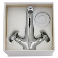 PRESTIGE См-ль д/раковины, донный клапан "click-clack", хром арт-31599 — фото 3, Смесители для раковины