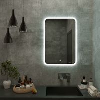 Зеркало с LED-подсветкой MARONI (55*80) /AQUA DE MARCO Mar55/80 — фото 1, Зеркала в ванную комнату