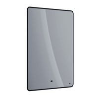 Зеркало Lemark MIOBLACK 60х80 см с интерьерной подсветкой, с подогревом арт-LM60ZM-black — фото 6, Зеркала в ванную комнату