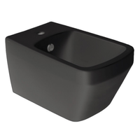 Биде SIMAS BADEN BADEN подвесное с одним отверстием цвет черный матовый BB19/F85.NM — фото 1, Биде подвесные