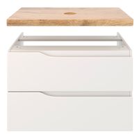 Тумба подвесная NORDIC 80 со столешницей из массива 80см под накладную раковину /AQUA DE MARCO 5080CNOR080/H — фото 7, Тумбы под раковину