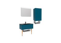 ZEON Нижний модуль ZE0100.00.MM + Раковина SU100-00AM00E-0000 арт-ZE0100.00.MM + SU100-00AM00E-0000 — фото 1, Тумбы с раковиной