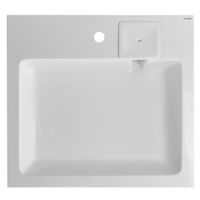 Товар: Раковина Azario Beta NEW 600х550х100 литьевой мрамор, сифон в комплекте, белая арт-CS00086605 - фото 6 Раковина Azario Beta NEW 600х550х100 литьевой мрамор, сифон в комплекте, белая арт-CS00086605 — фото 6, Раковины на стиральную машину