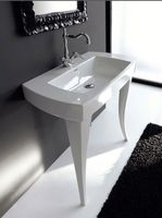 Раковина Artceram Jazz на ножки с одним отверстием цвет белый арт-JZL001 01 00 — фото 2, Раковины напольные