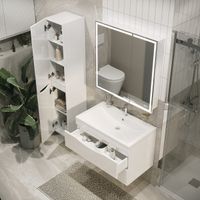 Товар: Пенал подвесной "ВИСТА-30 см" левый, белый глянец 303068 - фото 2 Пенал подвесной "ВИСТА-30 см" левый, белый глянец 303068 — фото 2, Пеналы для ванной комнаты