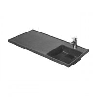 Раковина ЛОНДРИ 105, правая, графит 1A72223KLH21R — фото 2, Раковины