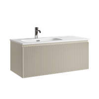 Тумба подвесная SANCOS Snob R 1.0 995х445х406, c одним ящиком оснащенным доводчиками, Beige Soft , арт. арт-SNR1.0100LCE — фото 5, Тумбы под раковину