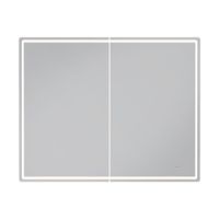 Зеркальный шкаф VIGO Geometry Classic 100 подвесной белый (119) — фото 1, Зеркальные шкафы в ванную