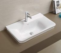 Умывальник CeramaLux арт-851-80 — фото 3, Раковины встраиваемые сверху