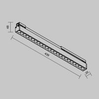 Уличный трековый светильник Outdoor O-TR02-2-S-24WB4K — фото 10, Уличное освещение