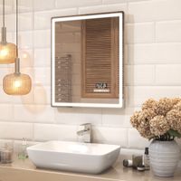 Зеркало с подсветкой VIGO Geometry Media voice 600 арт-044 — фото 7, Зеркала в ванную комнату