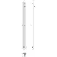 Товар: Полотенцесушитель водяной Сунержа Нюанс PRO 1500х50 Без покрытия 00-0412-1550 - фото 2 Полотенцесушитель водяной Сунержа Нюанс PRO 1500х50 Без покрытия 00-0412-1550 — фото 2, Водяные полотенцесушители