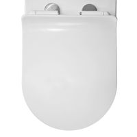 Унитаз-компакт Azario FRENTO 340x650х770 безободковый, в комплекте с бачком и сиденьем микролифт арт-AZ-2311 — фото 7, Напольные унитазы