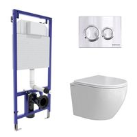 Товар: Комплект BERGES: инсталляция NOVUM кнопка O3 хром глянец, унитаз OKUS Rimless 49 см, сиденье дюропласт микролифт, быстросъём арт-043389 - фото 9 Комплект BERGES: инсталляция NOVUM кнопка O3 хром глянец, унитаз OKUS Rimless 49 см, сиденье дюропласт микролифт, быстросъём арт-043389 — фото 9, Комплекты унитаз + инсталляция