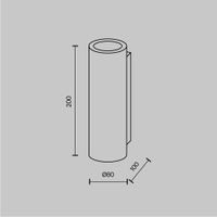 Настенный светильник (бра) Technical C191-WL-02-W — фото 7, Бра