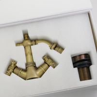 Товар: PRESTIGE См-ль д/биде излив "змейка", донный клапан "click-clack", бронза 31624 - фото 5 PRESTIGE См-ль д/биде излив "змейка", донный клапан "click-clack", бронза 31624 — фото 5, Смесители для биде