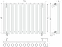 Товар: Отопительный радиатор Сунержа Кумир-0 500х750 11 секций Матовый белый арт-30-0340-5011 - фото 4 Отопительный радиатор Сунержа Кумир-0 500х750 11 секций Матовый белый арт-30-0340-5011 — фото 4, Радиаторы отопления