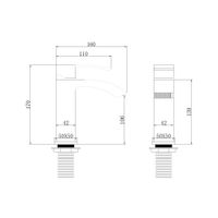 Товар: Смеситель ABBER Wasserfall AF8610SP для раковины, сатин - фото 4 Смеситель ABBER Wasserfall AF8610SP для раковины, сатин — фото 4, Смесители для раковины