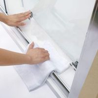 Душевой угол Veconi Rovigo RV-055BT, 1500х900х1950, черный матовый, тонированное стекло RV055BT-15090-05-C8 — фото 3, Душевые уголки